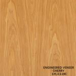 Ev Wood Veneer Of Fancy Crown Grain American Cherry 2850mm Length For Interior
