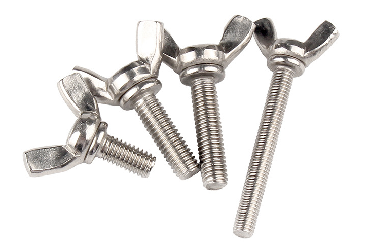 ANSI/ASME Standard M6 M8 M10 Stainless Steel Wing Bolt And Nuts Resistant to Corrosion for Industrial Machinery