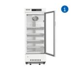 2-8 Degree Spray Coated Steel Vertical Medical Grade Pharmacy Refrigerator 236