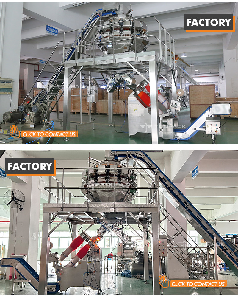 Dry Red Pepper Fruit And Vegetable Packaging Machine Net Bag Packaging Production Line
