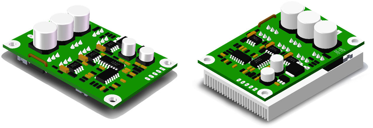 PWM 12V Brushless Motor Controller , 15A 12V DC Motor Regulator -20 - 85℃