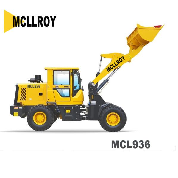 Middle hub Axle Compact Articulated Wheel Loader, 1670-20 Tire Wheeled Front End