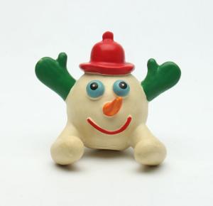 Quality Bright Funny Clown Dog Toy Indestructible Squeaky Dog Toys Unique Design wholesale