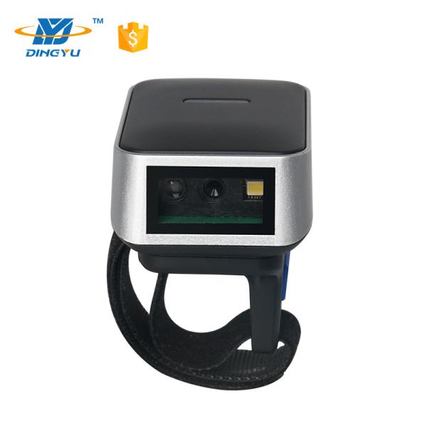 Cheap Ring Type Wireless Barcode Scanner 360mAh Battery Capacity CMOS Scan Type DI9010-2D for sale