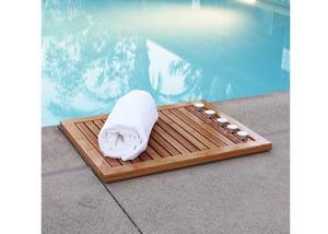 Quality Organic Bamboo Bathroom Suppliers Mat Shower Floor Mat Non Slip wholesale
