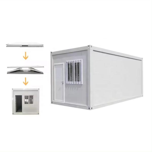 Steel Plate Flat Pack Container House Easy Assembly Modular Shipping Container