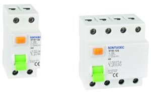 Quality Big Amp 125A series STID-125 IP20 Protection RCCB Circuit Breaker with Pin Type Busbar 35mm wire connection wholesale