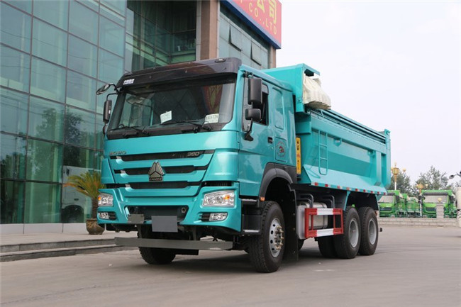 6x4 Sinotruk Howo Tipper Truck 371hp 18 Cubic Meters / 10 Wheel Dump Truck
