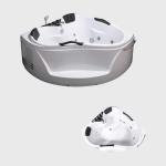 Waterfall Surfing Heated Jacuzzi Bathtubs Air Jetted Massage With Seat