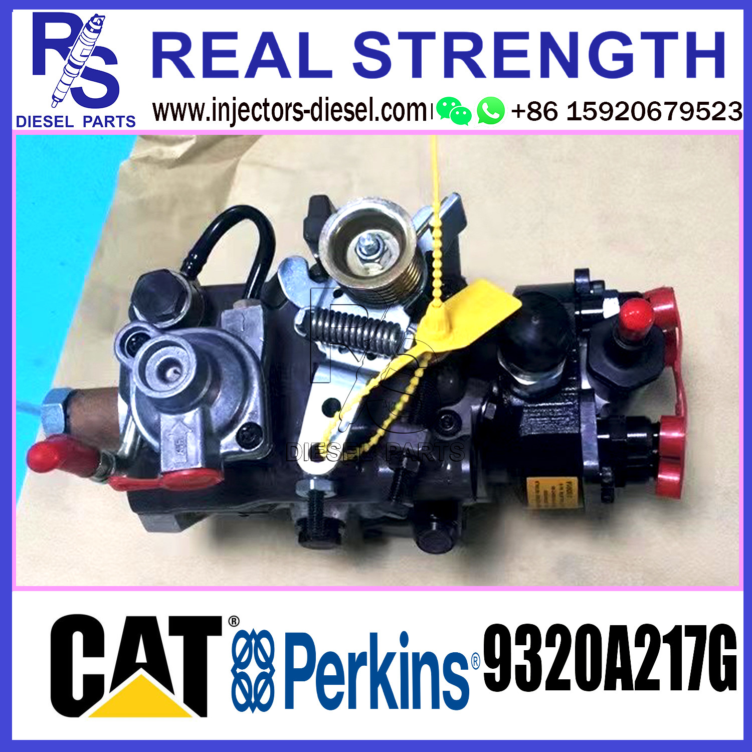 Delphi 4 Cylinder Fuel Injection Pump 9320A210G 9320A217G 9323A350 For Perkins DP210 /DP310 Engine