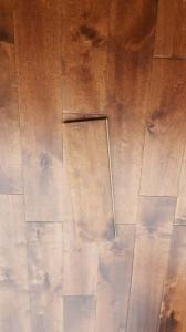 Quality Birch solid hardwood wooden flooring, handscraped and chatter mark finishing wholesale