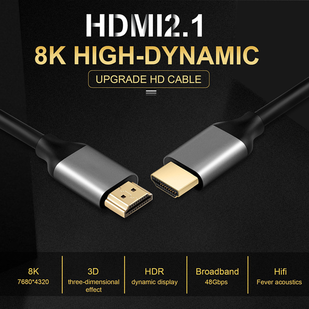10M OEM 4K HDMI To HDMI Cable Durable Nylon Braided
