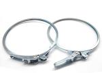 Slim 80mm Quick Connect Clamp Galvanised Clip Duct Fittings For Particle