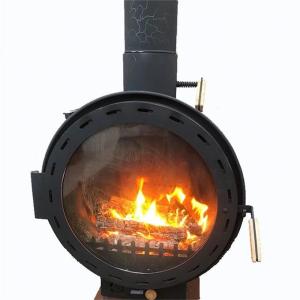 Quality Modern Style Wood Fired Wall Mounted Hanging Wood Burning Stove Fireplaces wholesale