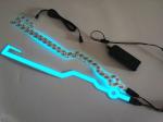 New style light up LED helmet tape for motorcycle super cool look el wire 3