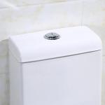 19 Inch Tall Elongated One Piece Floor Mounted Toilet 15 Inch