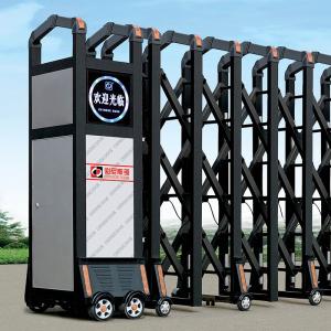 Quality Automatic Electronic Folding Retractable Safety Door Commercial Position wholesale