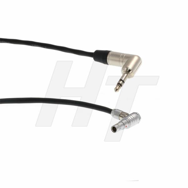 Cheap Zaxcom ARRI Alexa Mini Camera Audio Cable Lemo Right Angle 5 Pin to 3.5mm TRS for sale