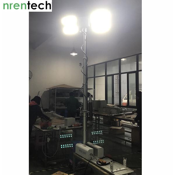 2.8m roof mount pneumatic telescopic mast move light tower-4x120W LED-vehicle