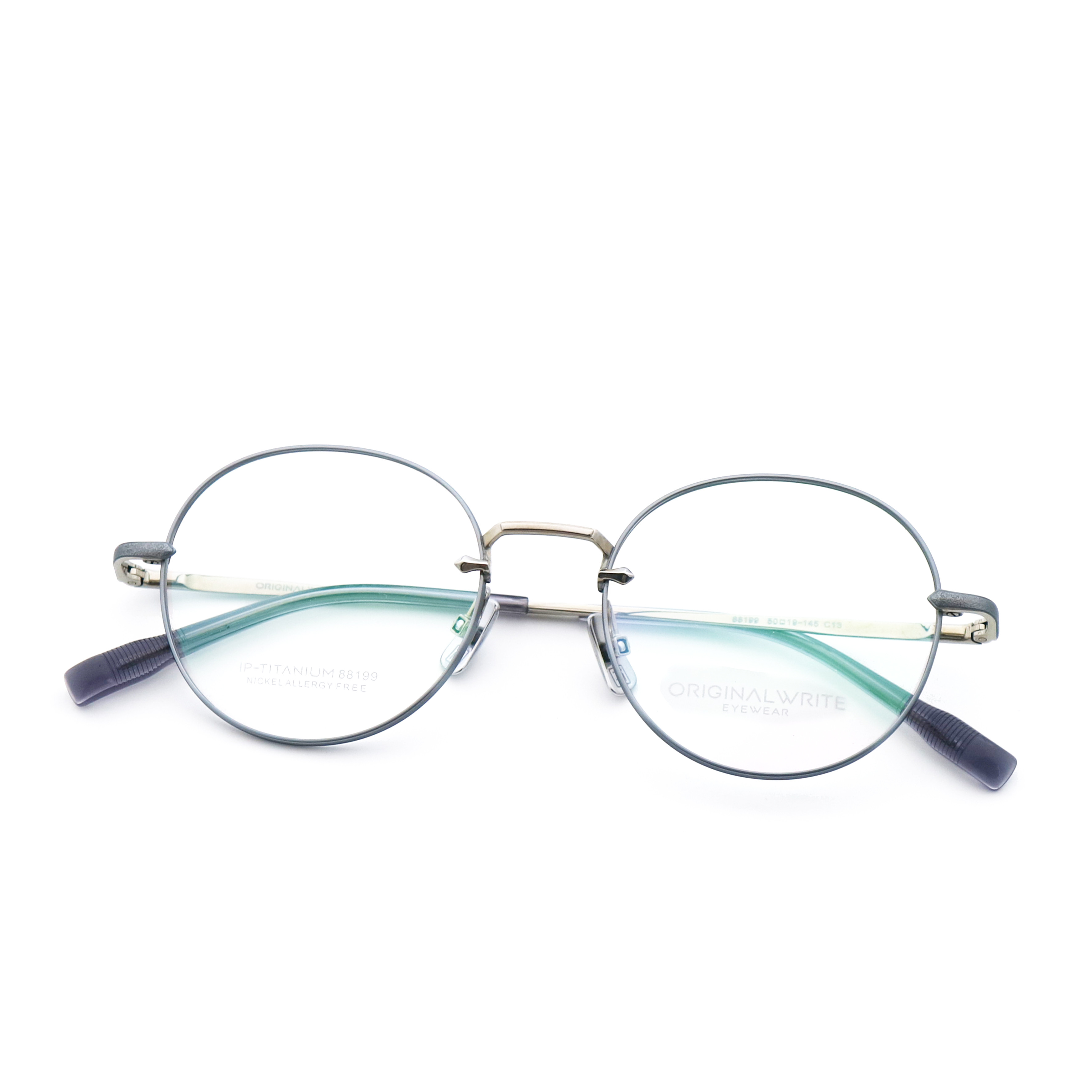 Ultralight Full-Rim Super Elastic Pure Titanium Material Glasses Mens Ladies