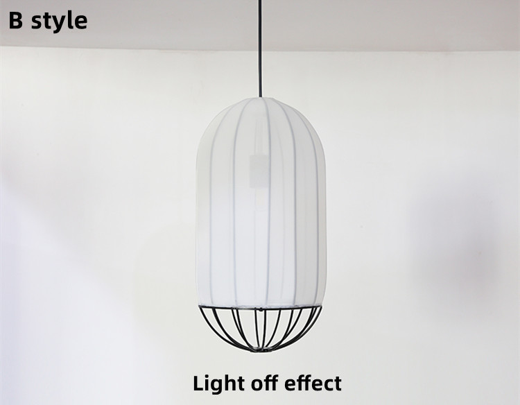 Modern and Minimalist Fabric Chandeliers Restaurants Living Rooms Hotels Homestays Lanterns lamp(WH-AP-594)