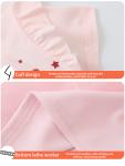 Girls' Pink Dress Summer New Fashion Print Cartoon Design Princess Dress Short
