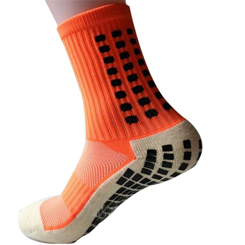 Anti Slip Football Socks with Acceptable OEM and Medium Thickness