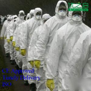 Quality Breathable Polypropylene Disposable Coveralls , Full Body Disposable Coverall Suit wholesale