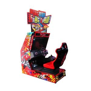 Quality Crazy Speed Twin Arcade Racing Game Machine , Amusement Commercial Arcade Machines wholesale