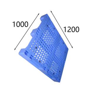 Quality Virgin HDPE Hygienic Plastic Pallets Solid Flat Racking 5000kg Stacking Load wholesale