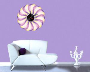 Quality Especial Design Vinyl Wall Sticker Clock 10A018 Flower Wall Decoration wholesale