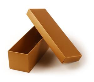 Quality Custom Printing Gold Cardpaper Champagne Gift Box wholesale