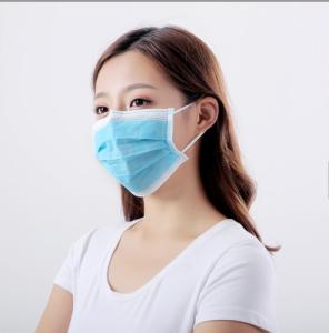 Quality Antibacterial Disposable Dust Mouth Mask Non Woven 3 Layer Face Mask wholesale