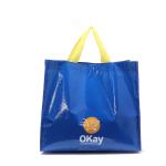 Blue 120GSM Laminated Shopping Non Woven Packaging Bags