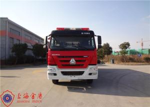 Quality 6x4 Drive Type Foam Fire Truck With Flat Top Metal Forward Turnover Cabin wholesale