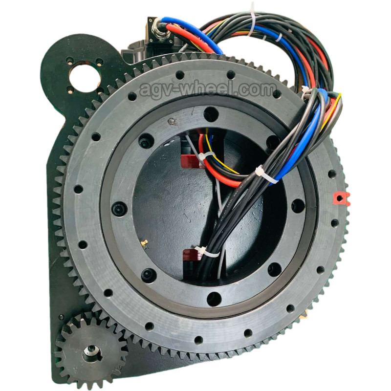 5000W Heavy Duty AGV Drive Wheels DC Motor Mobile Robot Wheels 400cm