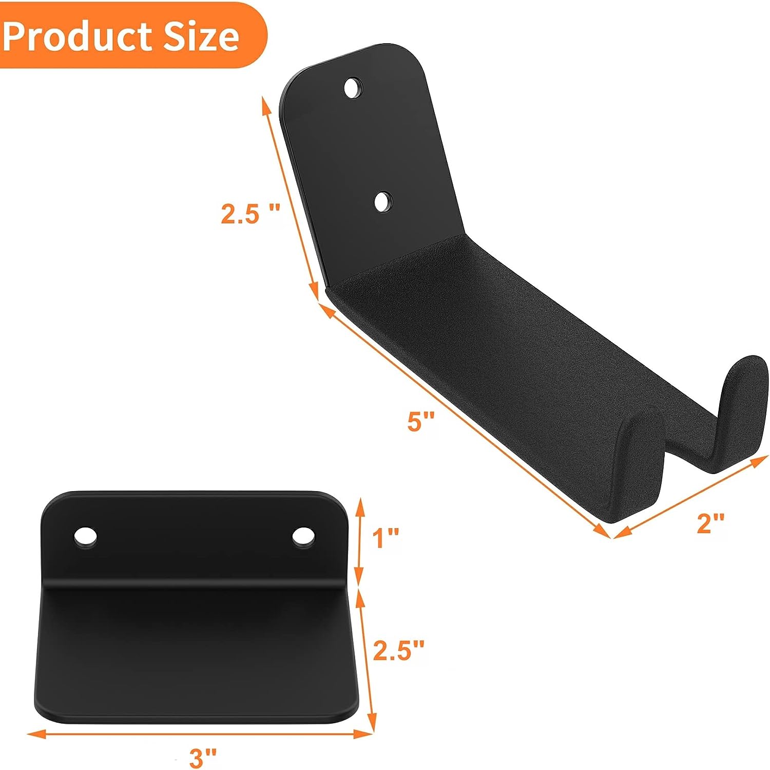 Red Bicycle Storage Rack Bike Wall Hold with Heavy Duty Bike Pedal Hanger Wall Mount