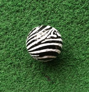Quality logo golf ball with zebra wholesale