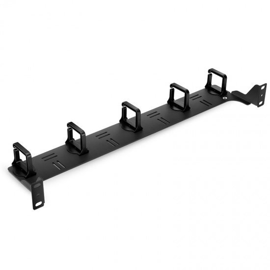 19 Inch 1U Plastic Rings Network Cable Organizer for Networking System Customizable