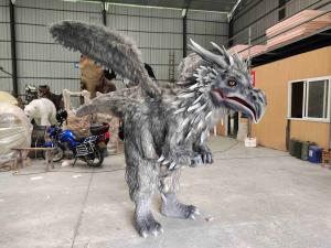 Quality Lighting Effects Animatronic Dragon Costume With Feather And Wings wholesale