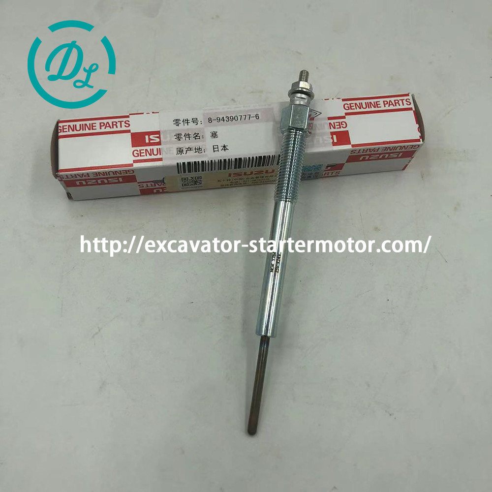 8-94390777-6 Engine Parts Metal Glow Plug 8-94390777-5 Engine 4HK1
