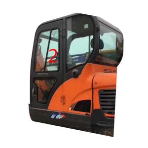 Quality DX60W DX90-9C DOOSAN Glass Left Side Striaght Position NO.2 Tempered Excavator Cab Glass wholesale