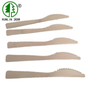 Quality Biodegradable Hotel Compostable Bamboo Cutlery 17cm Bamboo Cheese Knife Set wholesale