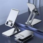 Universal Cell Phone Stand Foldable Aluminum Alloy Table Stand OEM Available