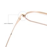 Geometric Round Full Rim Titanium Eyeglasses Prescription Trend