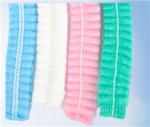 Disposable surgical white/blue bar caps with best Wholesale Price,19',elasticate
