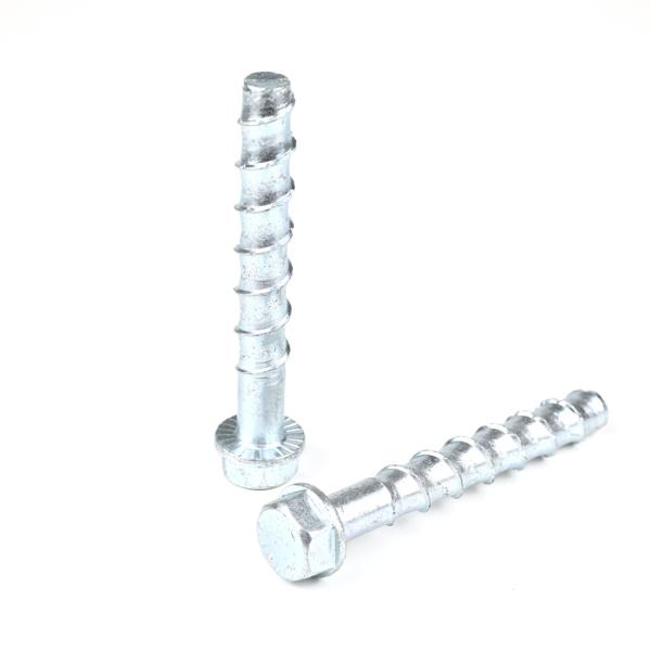 100mm M16 Carbon Steel Zinc Plating HEX Head Concrete Screw Bolt for 100% QC