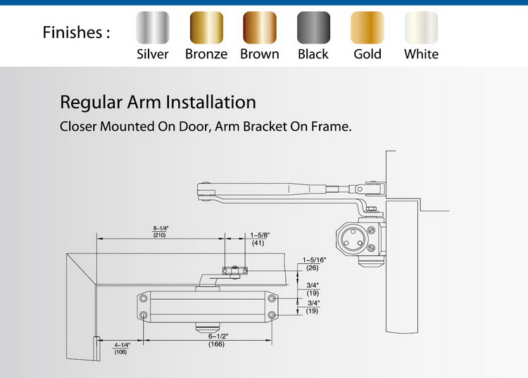 65kgs Brass Door Closer