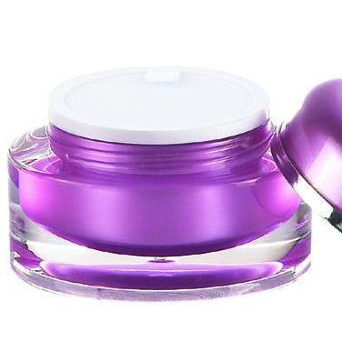 Oval Shape Acrylic Cosmetic Packaging Jars Empty Face Cream Jar 15g 30g 50g