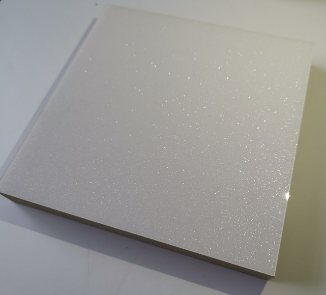 high gloss Acrylic sheet faced sparkle silver mdf board for 1-2mm acrylic sheet